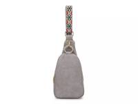 Guitar Strap Sling Backpack Grey view