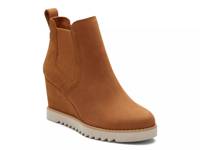 Maddie Wedge Bootie - Women's Dark Brown view