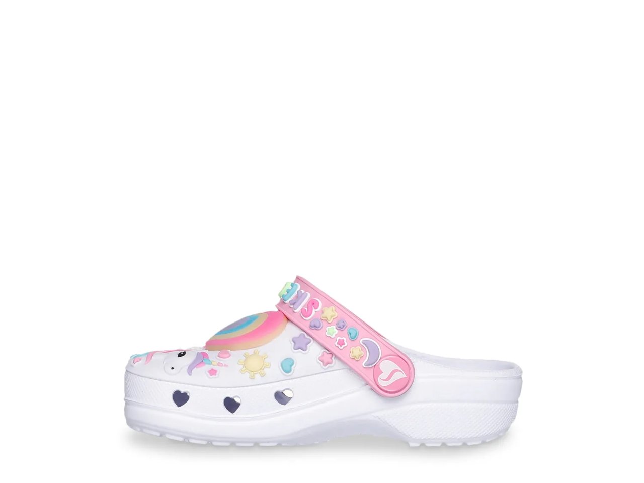 Foamies Heart Charmer Girly Land Light-Up Clog  - Kids'