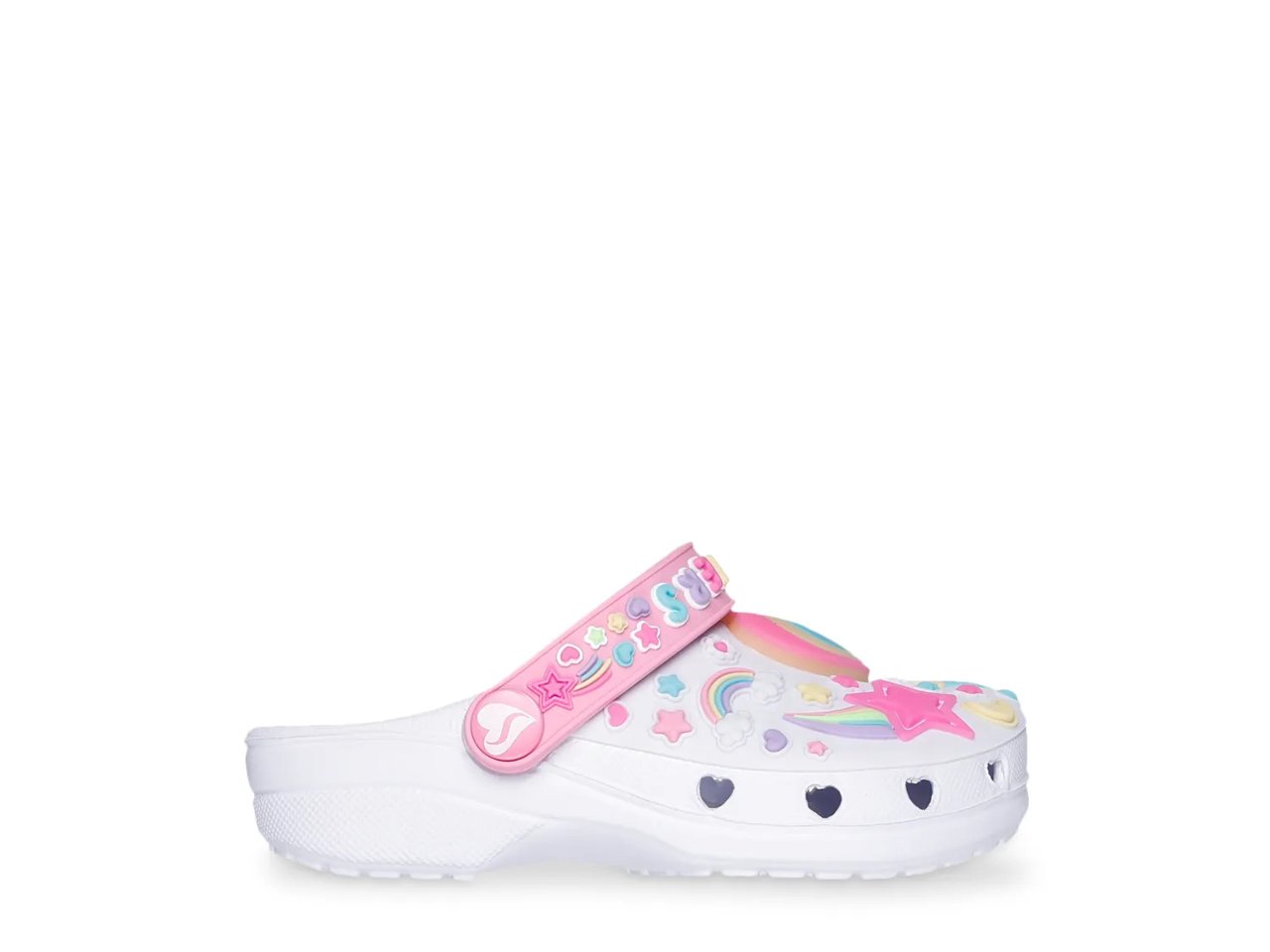 Foamies Heart Charmer Girly Land Light-Up Clog  - Kids'
