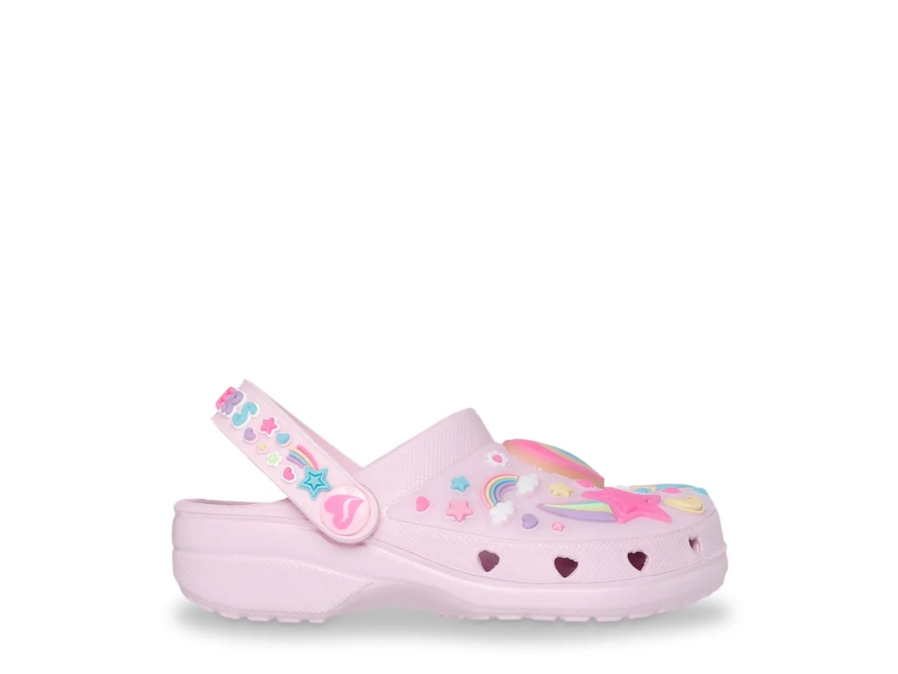 Foamies Heart Charmer Girly Land Light-Up Clog  - Kids'
