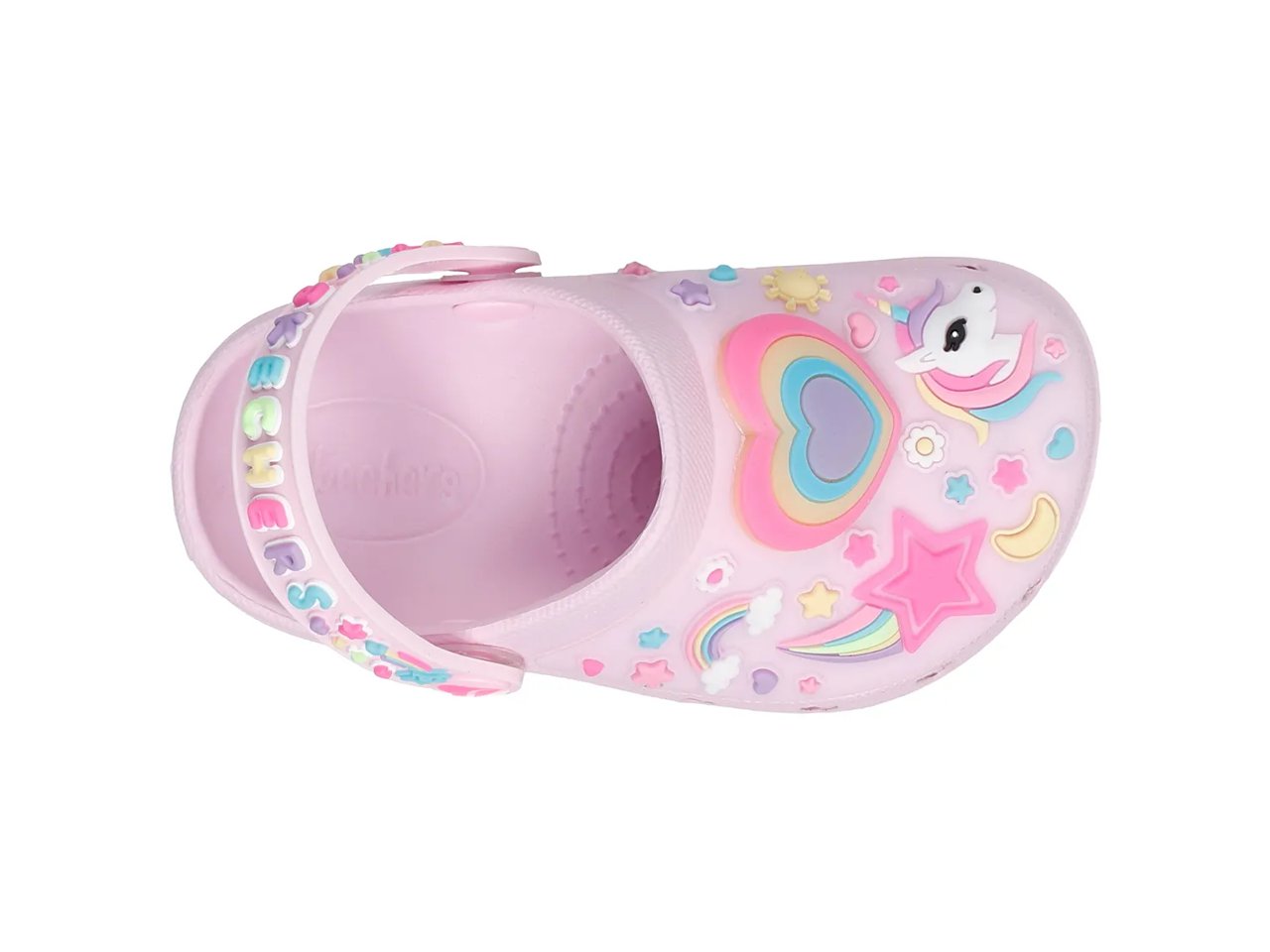 Foamies Heart Charmer Girly Land Light-Up Clog  - Kids'