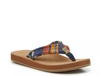Fraid Not Blanket Sandal Blue/Red/Multicolor Stripe view