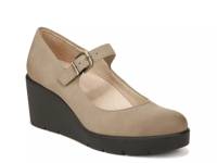 Adore Mary Jane Wedge Pump Mushroom Grey view