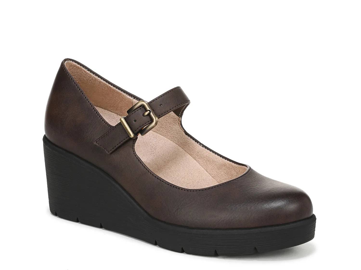 blue dress for baby girl Brown satin ballerinas for women with wedge heel – Gimaguas main image 0
