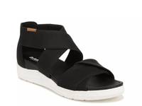 Time Off Fun Wedge Sandal Black view