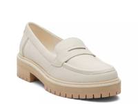 Cara Penny Loafer - Women's Beige view