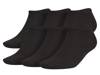 Superlite Classic Men's No Show Socks - 6 Pack Black view