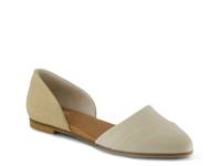 Jutti Flat - Women's Natural Tan/Off White view