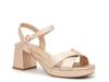 Liliena Platform Sandal Rose Gold Metallic Synthetic view