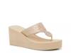 Zarita Wedge Sandal Dusty Rose view