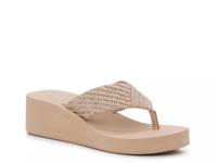 Tacie Wedge Sandal Dusty Rose Beige view