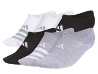 Superlite 3.0 Women's No Show Socks - 6 Pack White/Grey/Black view