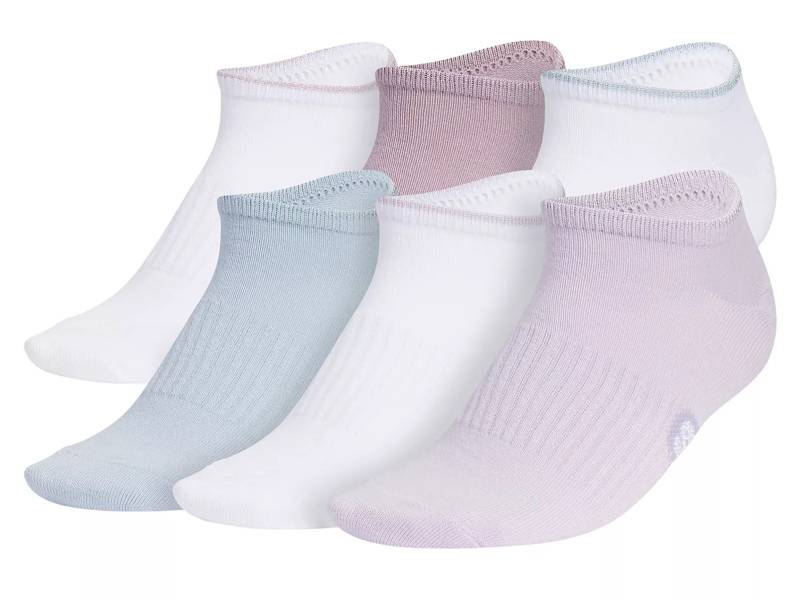 Superlite Classic Women's No Show Socks - 6 Pack