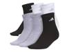 Superlite 3.0 Women's Quarter Ankle Socks - 6 Pack Black/White/Grey view