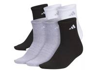 Superlite 3.0 Women's Quarter Ankle Socks - 6 Pack Black/White/Grey view