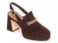 Napa Platform Pump Dark Chocolate view