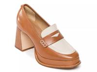 Natalie Platform Loafer Luggage view