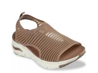Cali Arch Fit Sheer Catch Sandal Taupe view