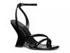 Nadina Wedge Sandal Black view