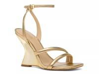 Nadina Wedge Sandal Gold view