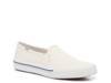 Double Decker Slip-On Sneaker - Women's White Canvas view