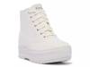 Platform Mid Sneaker - Women's White view