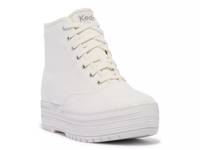 Platform Mid Sneaker - Women's White view