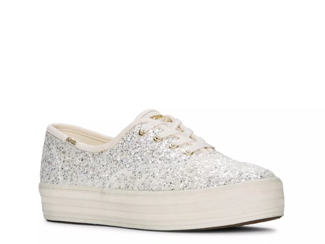 Glitter Platform Sneaker - Women's