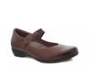 Fawna Mary Jane Flat Dark Brown view