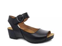 Tiana Wedge Sandal Black view