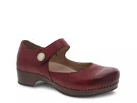 Beatrice Mary Jane Clog Red view