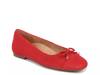Klara Flat Red Suede view