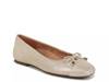 Klara Flat Gold Leather view