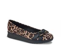 Aurora Wedge Slip-On Brown Animal Print view