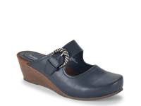 Luna Mary Jane Mule Navy view
