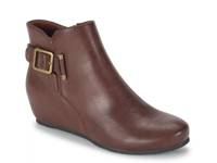 Serena Wedge Bootie Dark Brown view