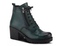 Yaritza Platform Bootie Dark Green view