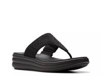 Drift Way Wedge Sandal Black view