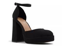 Anabelle Platform Pump Black view