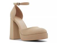 Anabelle Platform Pump Taupe view
