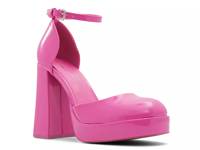 Anabelle Platform Pump Hot Pink view