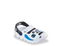 Foamies® Game Kicks® Zaggle Hydro-Pointz Clog - Kids' White/Blue view