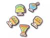Chill Foods Jibbitz Set - 5 Pack Multicolor view