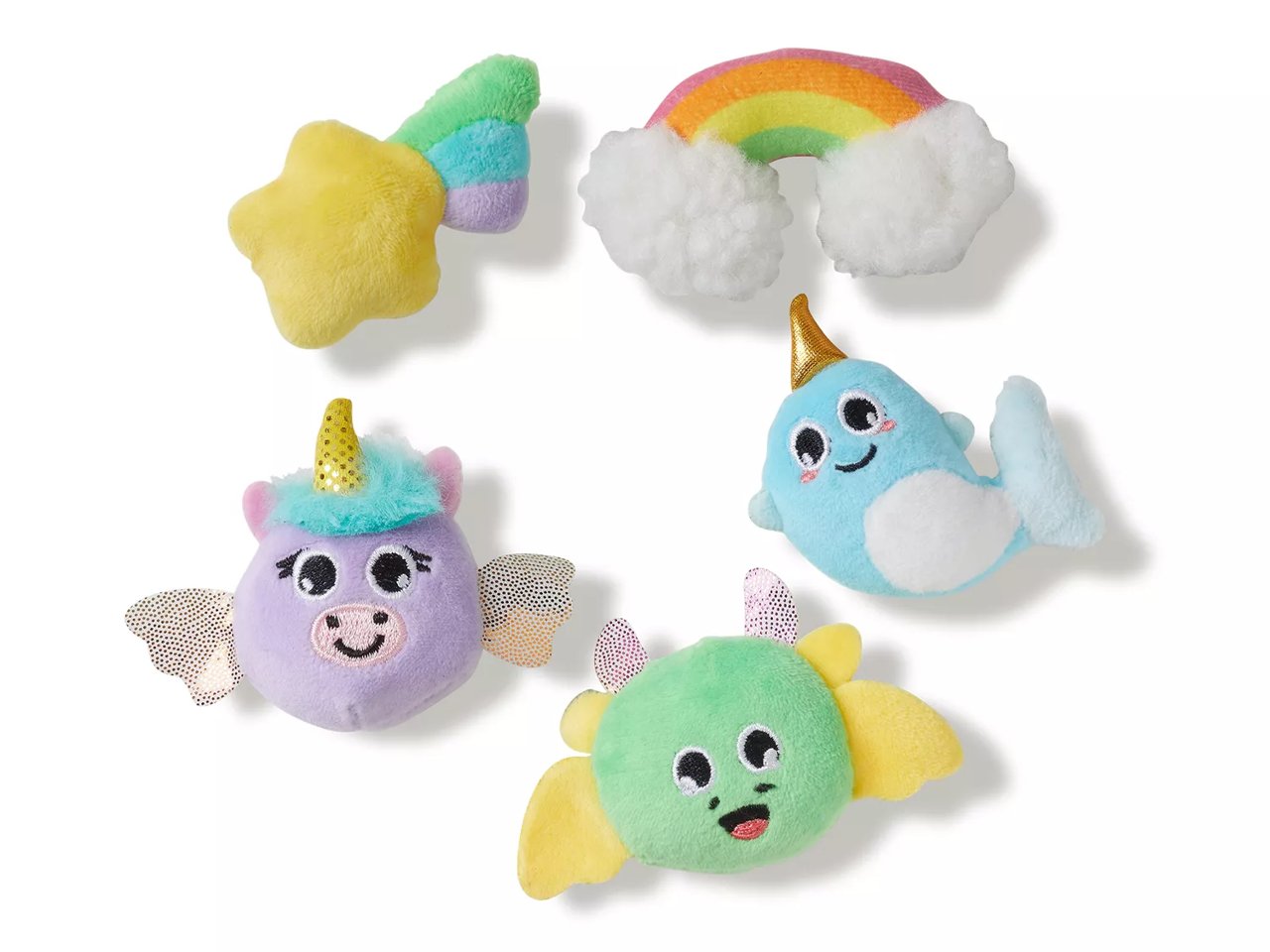 Magical Plush Friends Jibbitz Set - 5 Pack
