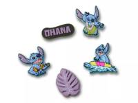 Stitch Tropical Jibbitz Set - 5-Pack White view