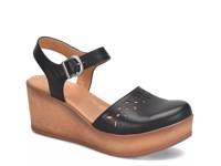 Daria Wedge Sandal Black view