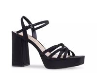 Sarina Platform Sandal Black view