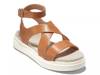 Grand Pro Castine Platform Sandal Pecan/Ivory view