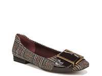 Tahila Flat Dark Brown/Multicolor Plaid view